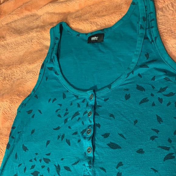 Mossimo Tank Top SZ Small Turquose - Picture 2 of 5